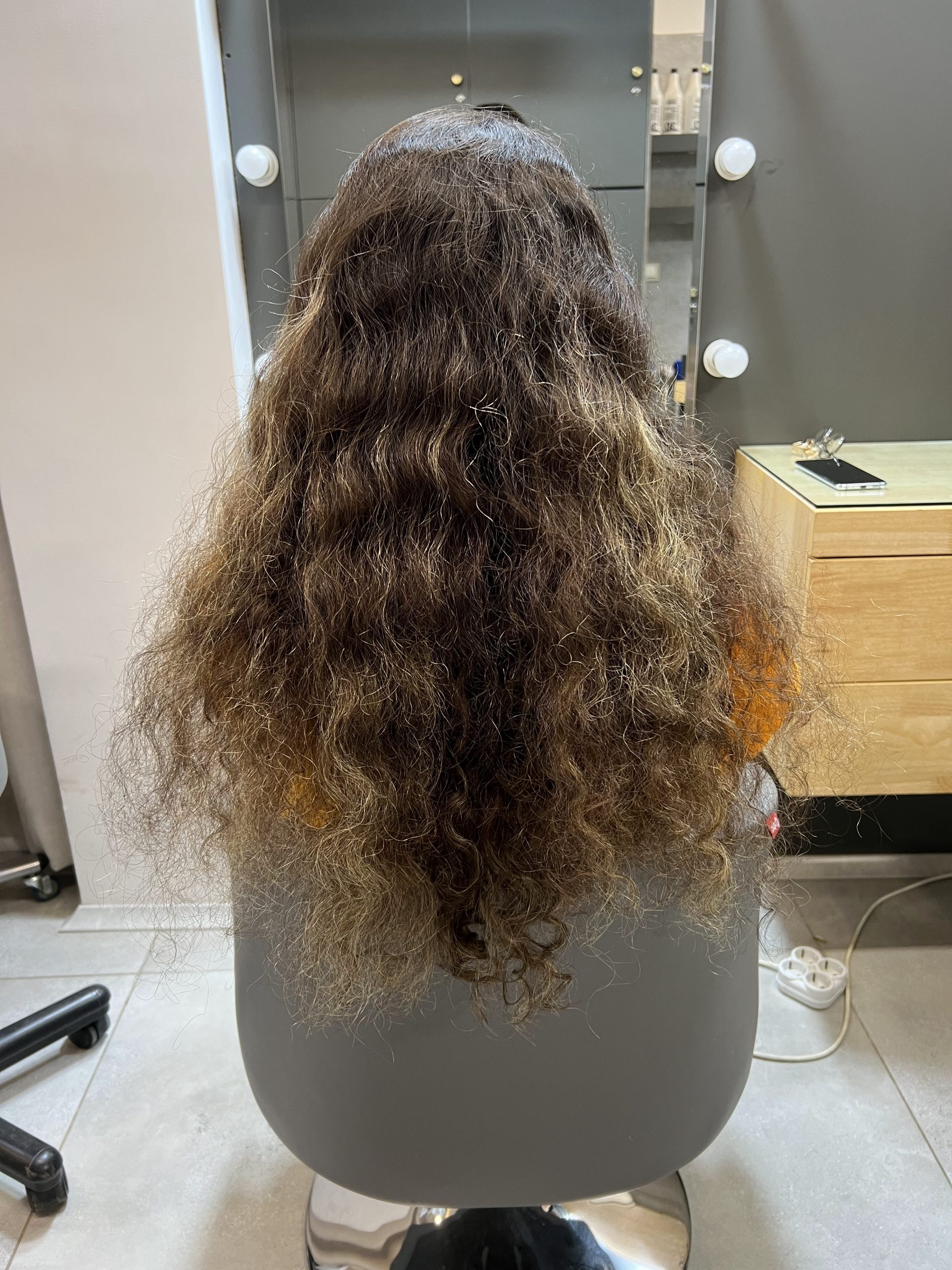 نمونه کار قبل از رنگ
