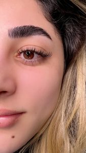 نمونه کار اکستنشن مژه