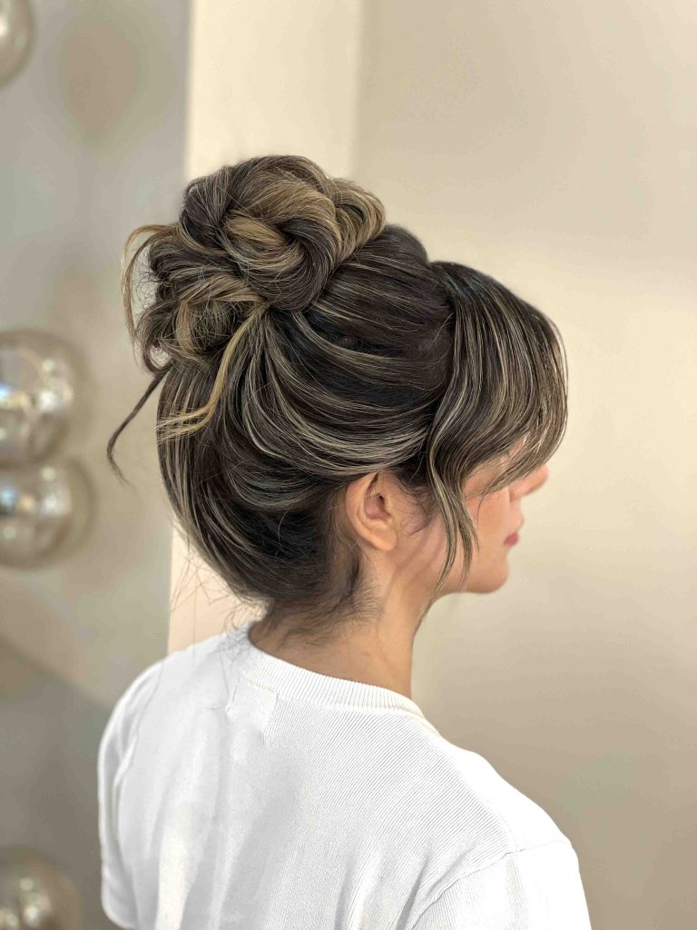 نمونه شینیون حرفه ای