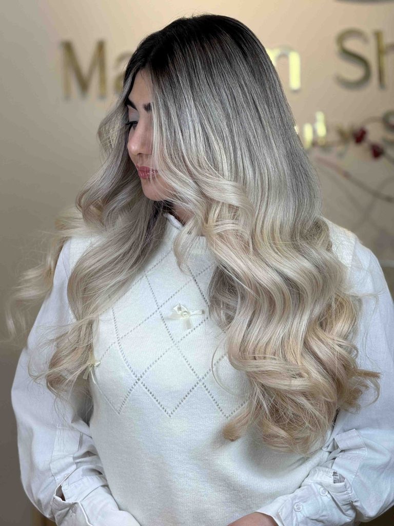 نمونه کار رنگ مو رشت