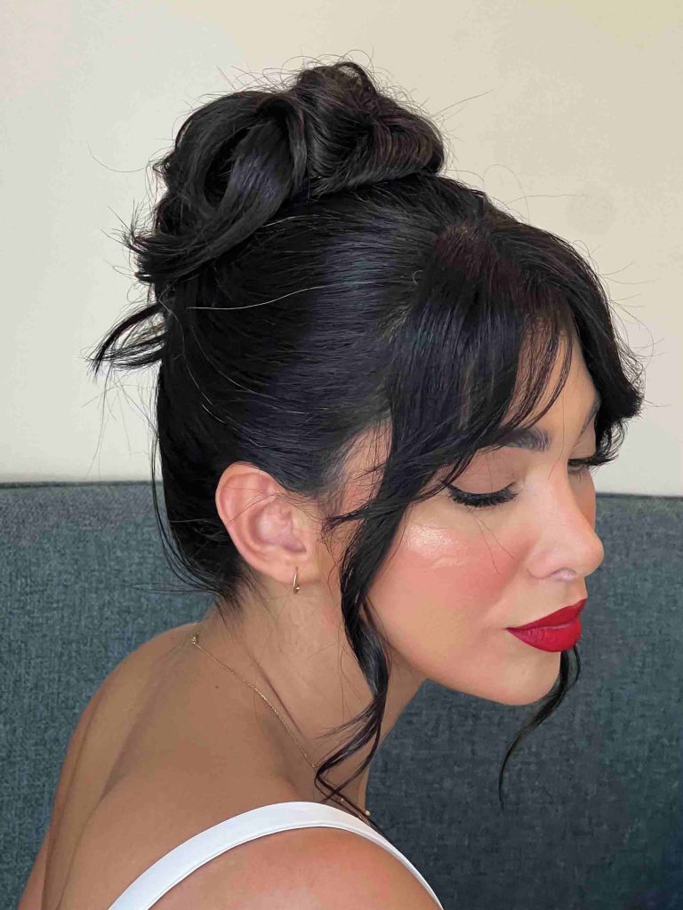 نمونه شینیون حرفه ای
